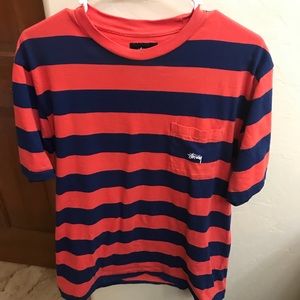 Striped Stussy T-Shirt